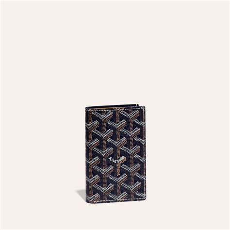 black and blue goyard wallet|Goyard saint pierre card wallet.